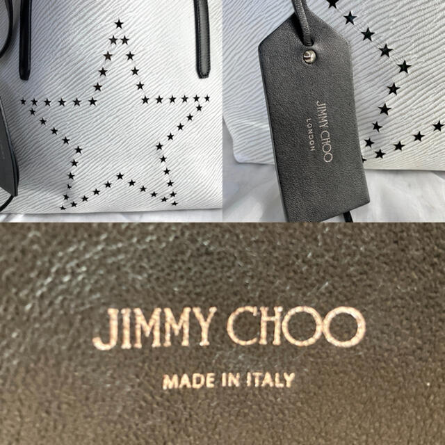 JIMMY CHOO(ジミーチュウ)の【JIMMY CHOO】PIMLICO ピムリコ パンチングスター トートバッグ レディースのバッグ(トートバッグ)の商品写真