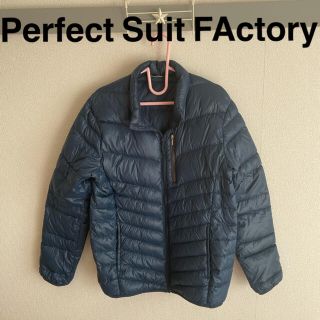 Perfect Suit FActory ダウンジャケット　ネイビー(ダウンジャケット)