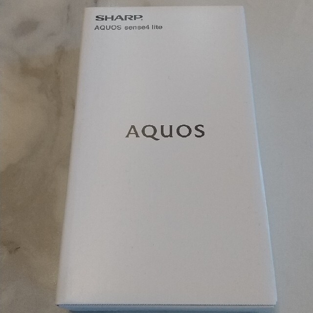 AQUOS sense4 Lite 未開封SIMフリー シルバー SH-RM15
