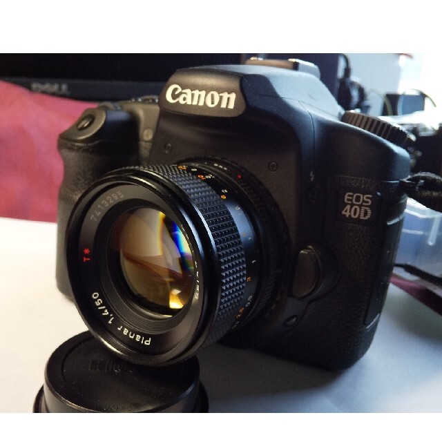 京セラ(キョウセラ)のCONTAX carl zeiss planar T 50mmf1.4 スマホ/家電/カメラのカメラ(レンズ(単焦点))の商品写真