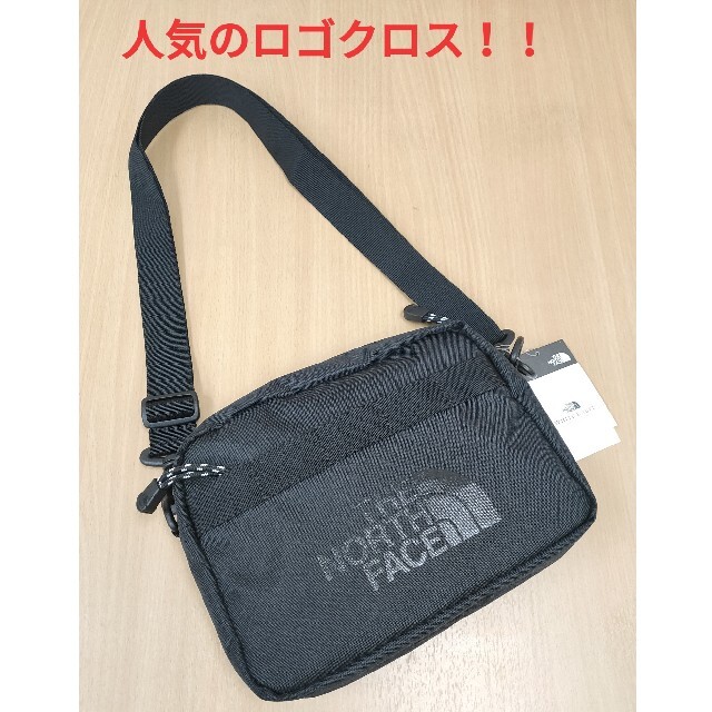 【人気★新品★海外限定】ノースフェイス★ビッグロゴクロスバッグ★ブラック