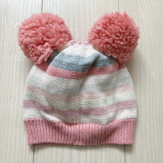 babyGAP(ベビーギャップ)の美品♡babyGAP ♡ボーダーニット帽子 キッズ/ベビー/マタニティのこども用ファッション小物(帽子)の商品写真