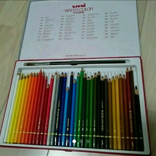 【maru様へ】uniウォーターカラー色鉛筆36色(色鉛筆)