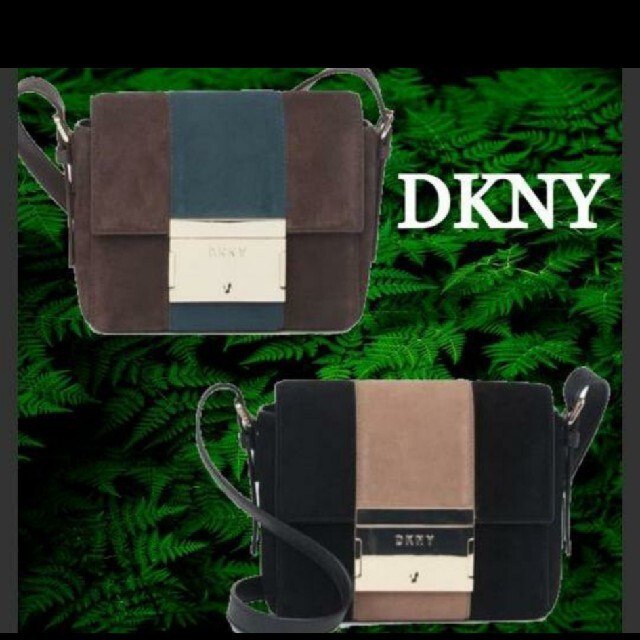 【DKNY】アダム スエード フラップ クロスボディ バッグ