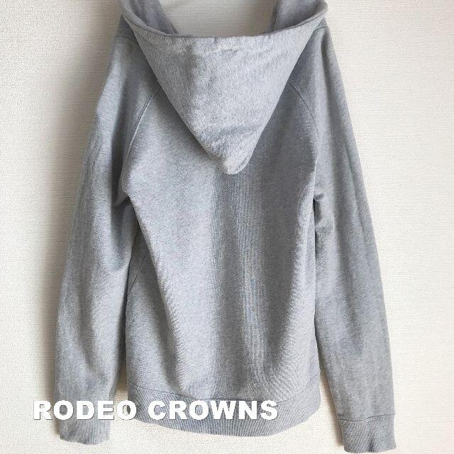 RODEO CROWNS(ロデオクラウンズ)の【RODEO CROWNS】ロデオクラウンズ ヴィンテージ加工 パーカー GRY レディースのトップス(パーカー)の商品写真