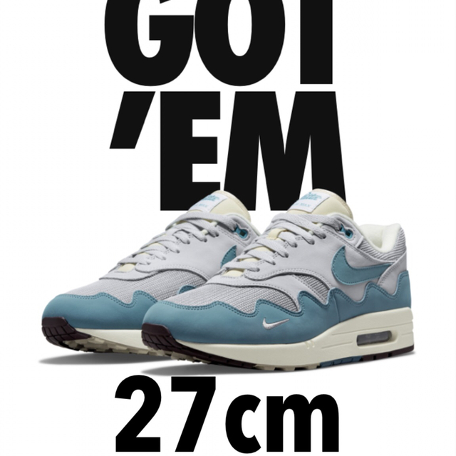 NIKE AIR MAX 1  Patta ナイキ エアマックス1  パタ 27