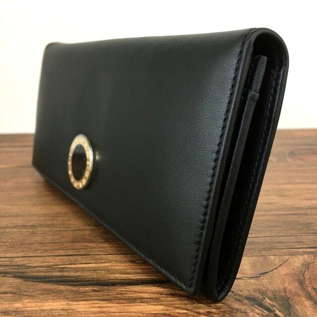 値頃 極美品 BVLGARI 長財布 ブラック レザー 31896 211 sitedev
