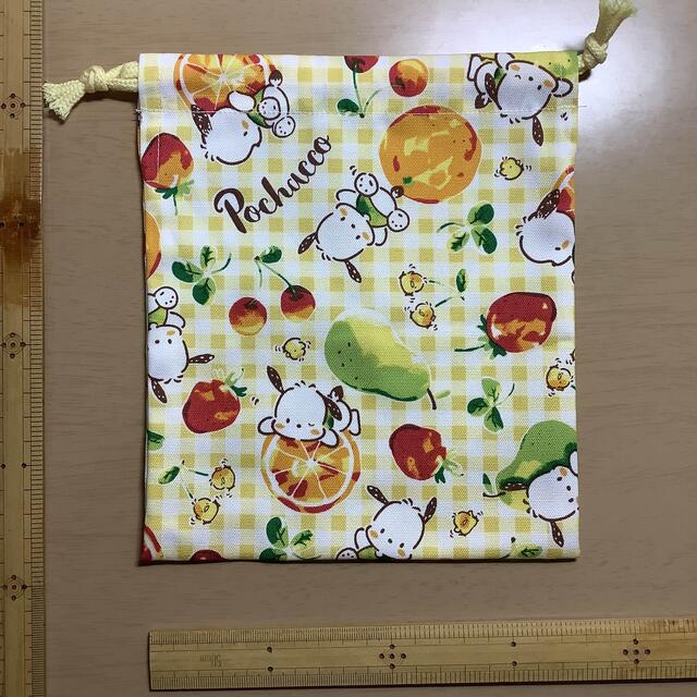 ポチャッコ柄巾着 ポチャッコ 巾着2点セット
