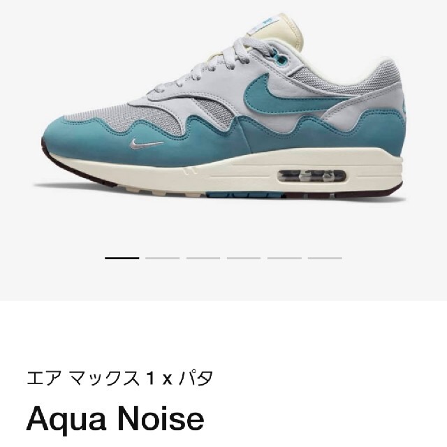 NIKE×Patta AIRMAX1 AQUA NOISE  ナイキ パタ