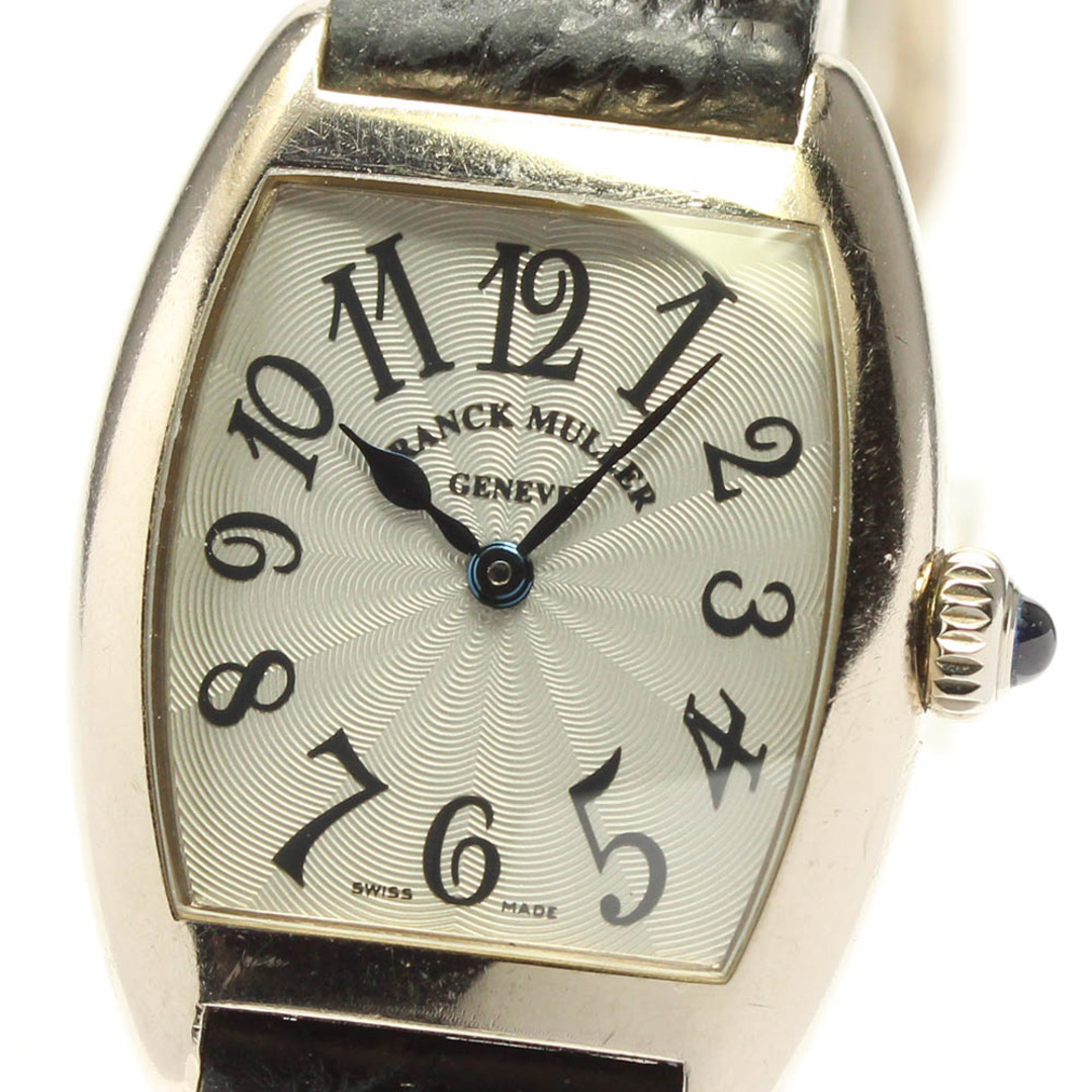 ★保証書付き【FRANCK MULLER】フランクミュラー トノーカーベックス K18WG 2250QZ クォーツ レディース【ev20】