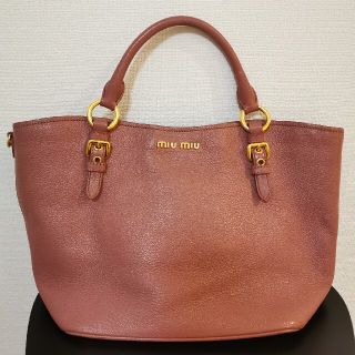 ミュウミュウ(miumiu)の【値下げ】【MIU MIU】2WAYバッグ(ハンドバッグ)