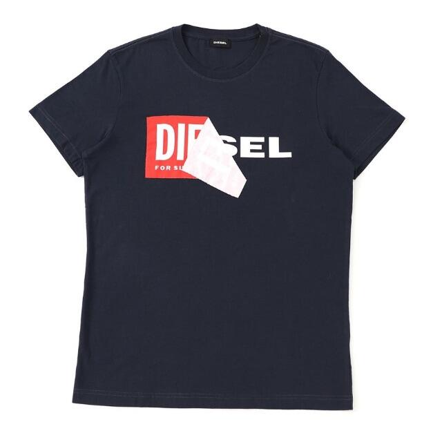 DIESEL Tシャツ T DIEGO QA T-SHIRT ネイビー M