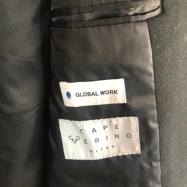 GLOBAL WORK(グローバルワーク)の最終値下げ！ノーカラーコート メンズのジャケット/アウター(チェスターコート)の商品写真