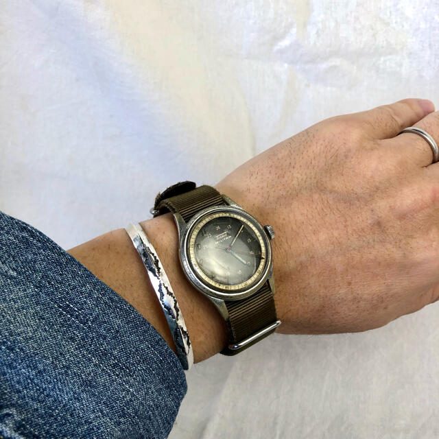 1960s ナバホ バングル ブレスレット トライバル スターリング 1960s ナバホ バングル ブレスレット トライバル スターリング