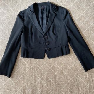 トッカ(TOCCA)のトッカ　テーラードジャケット　サイズ0  黒(テーラードジャケット)