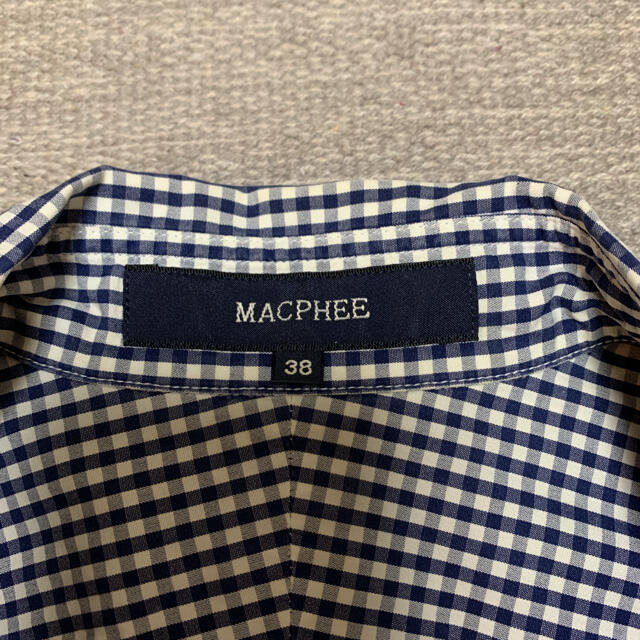 MACPHEE(マカフィー)のトゥモローランド  マカフィー　ギンガムチェックシャツ レディースのトップス(シャツ/ブラウス(長袖/七分))の商品写真