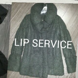 リップサービス(LIP SERVICE)の中綿ツイードコート(ロングコート)