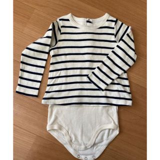 プチバトー(PETIT BATEAU)の【マコちゃん様専用】プチバトー　マリニエール　Tシャツボディ(シャツ/カットソー)