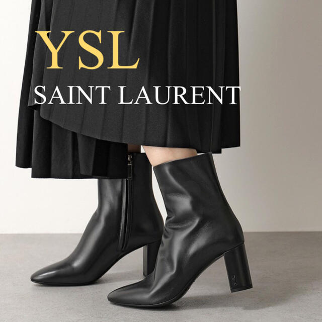 YSL サンローラン　ルーアンクルブーツ