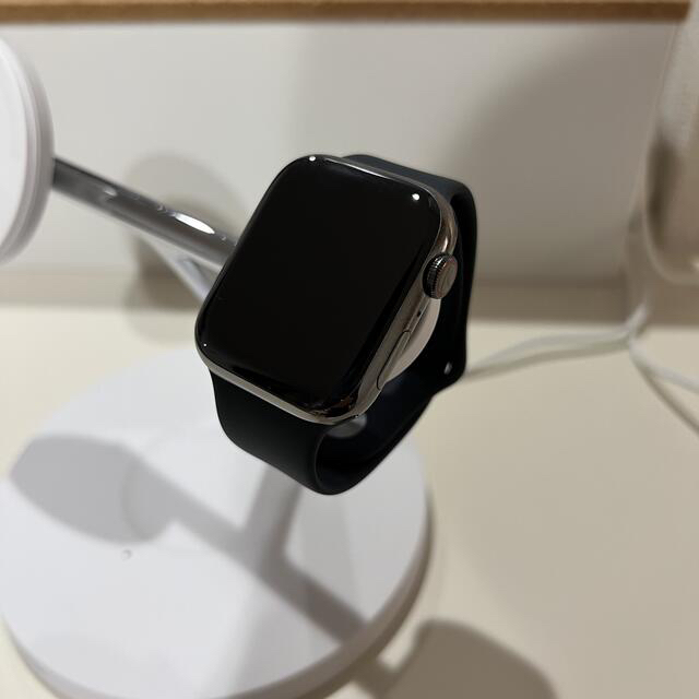 グラファイト素材【ほぼ新品】Apple Watch series 7 グラファイト45mm