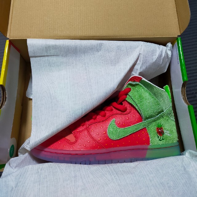 NIKE SB DUNK HIGH PRO STRAWBERRY 26cm