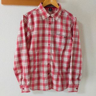 モンベル(mont bell)のモンベル　長袖チェックシャツ　Women’s XL(シャツ/ブラウス(長袖/七分))