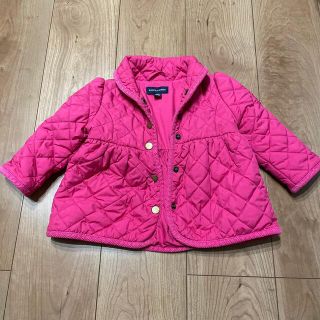 ラルフローレン(Ralph Lauren)のラルフローレン　キルティングジャケット　女の子　ピンク　12m  80(ジャケット/コート)