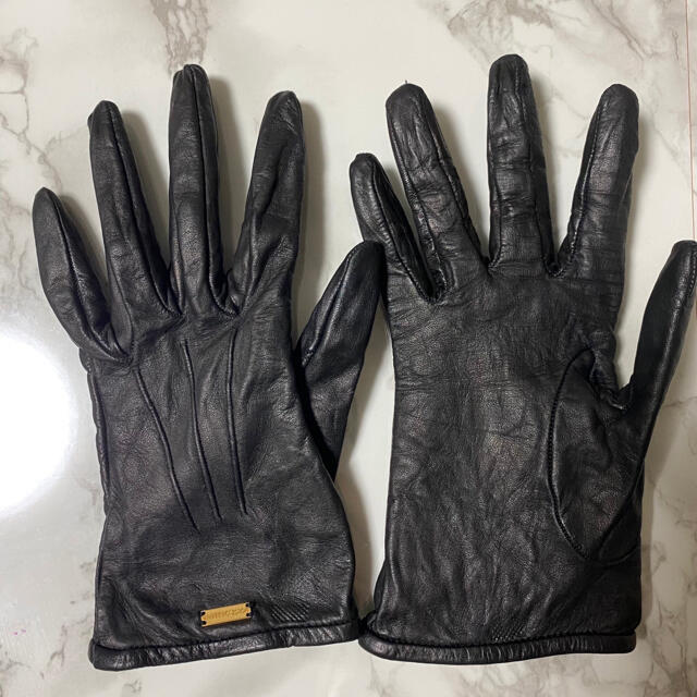 クーポン利用で1000円OFF DOLCE&GABBANA レザーグローブ 手袋 羊皮