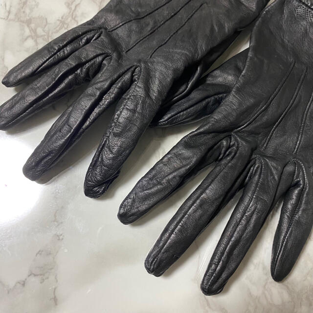 クーポン利用で1000円OFF DOLCE&GABBANA レザーグローブ 手袋 羊皮