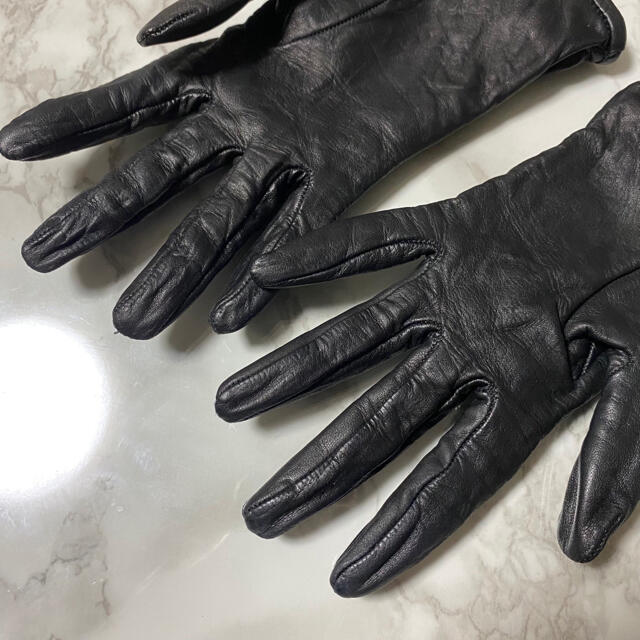 クーポン利用で1000円OFF DOLCE&GABBANA レザーグローブ 手袋 羊皮