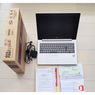 エヌイーシー(NEC)の☆NEC☆  LAVIEノート　15.6型　NS10EJ2S  MSオフィス付き(ノートPC)