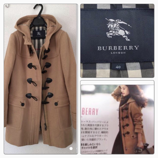 BURBERRY(バーバリー)の美品 バーバリー ロンドン ダッフルコート 日本製 雑誌掲載 コート レディースのジャケット/アウター(ダッフルコート)の商品写真