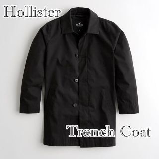 ホリスター(Hollister)の新品★ ホリスター HOLLISTER トレンチコート ブラック Sサイズ (トレンチコート)