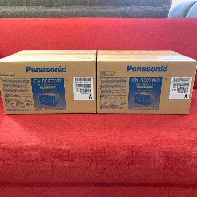Panasonic - Panasonic / CN-RE07WD / SDカーナビ / 2個セット Panasonic - Panasonic / CN-RE07WD / SDカーナビ / 2個セット