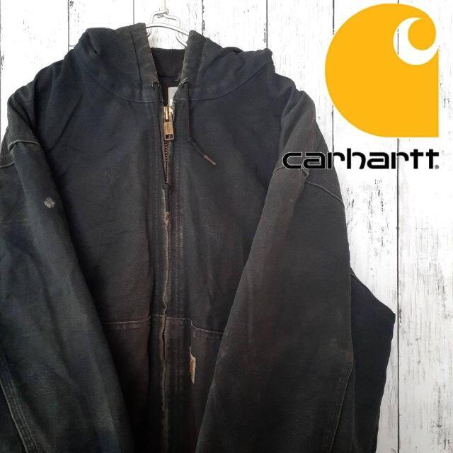 carhartt(カーハート)の【クールなくすみカラー❗】カーハート デニムジャケット ブラック系 レディースのトップス(パーカー)の商品写真