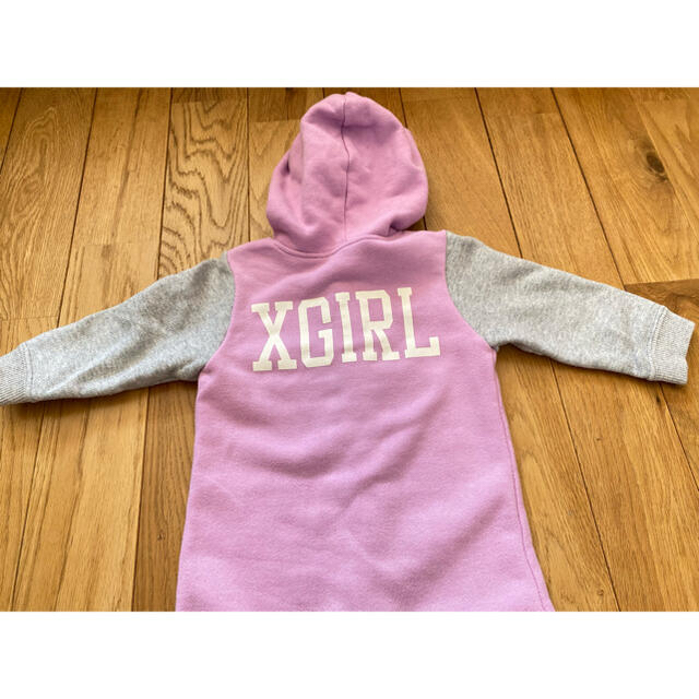 X-girl Stages(エックスガールステージス)のX-girl カバーオール キッズ/ベビー/マタニティのベビー服(~85cm)(カバーオール)の商品写真