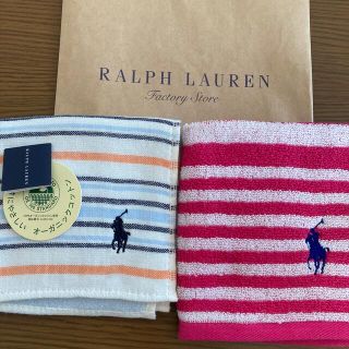 ラルフローレン(Ralph Lauren)の☆ラルフローレン　タオルハンカチ　2枚セット☆(ハンカチ)