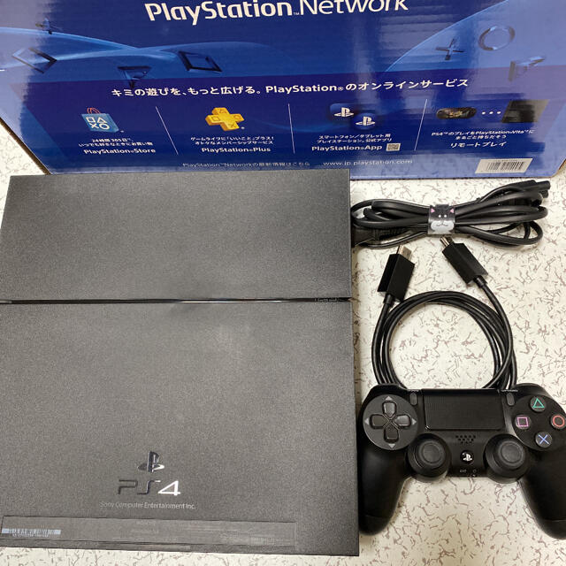 PlayStation4(プレイステーション4)のSONY PlayStation4 本体 CUH-1200AB01  エンタメ/ホビーのゲームソフト/ゲーム機本体(家庭用ゲーム機本体)の商品写真