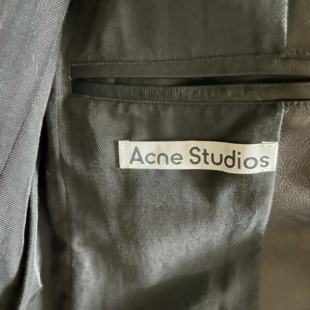 ACNE(アクネ)のAcne Studious   21ss レザーブレザー　美品 メンズのジャケット/アウター(レザージャケット)の商品写真