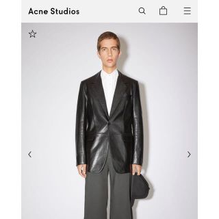 アクネ(ACNE)のAcne Studious   21ss レザーブレザー　美品(レザージャケット)