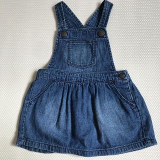 ベビーギャップ(babyGAP)の【美品】baby GAP デニム　ジャンパースカート(その他)