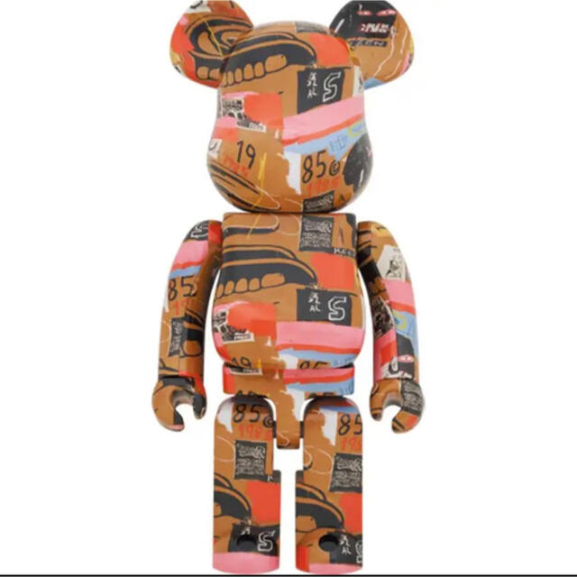 MEDICOM TOY(メディコムトイ)のbe@rbrick basquiat Andy warhol #2 1000% ハンドメイドのおもちゃ(フィギュア)の商品写真