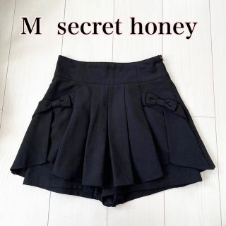 シークレットハニー(Secret Honey)のM☆secret honey☆ショートパンツ☆ブラック黒(ショートパンツ)