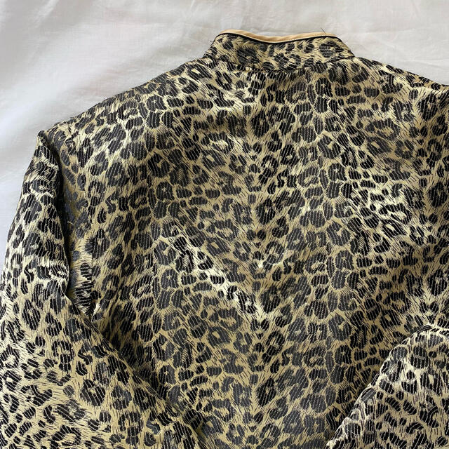TOGA(トーガ)のレオパード チャイナジャケット ショート丈 メンズのジャケット/アウター(ノーカラージャケット)の商品写真