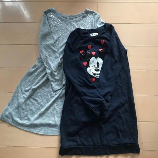 ギャップ(GAP)の女の子　GAPワンピース2枚セット　12サイズ(ワンピース)