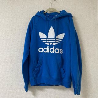 アディダス(adidas)の【値下げ】adidas originals アディダス パーカー ブルー(パーカー)