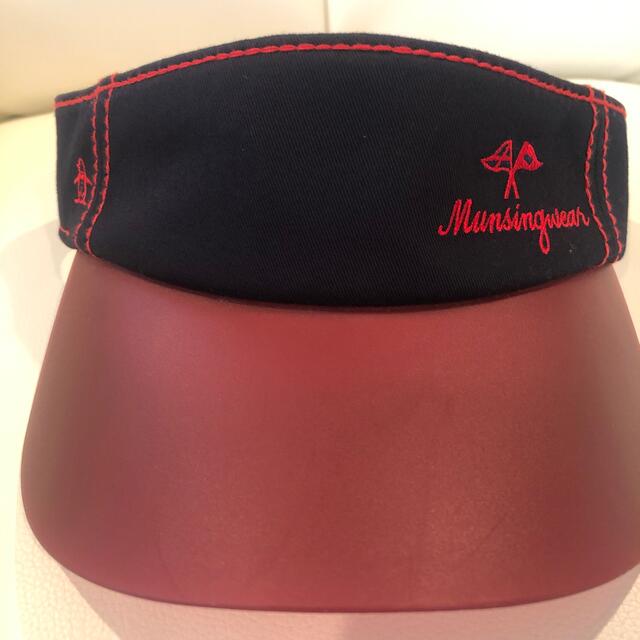 Munsingwear(マンシングウェア)のあや様専用　マンシングウェア　サンバイザー　レディース スポーツ/アウトドアのゴルフ(その他)の商品写真