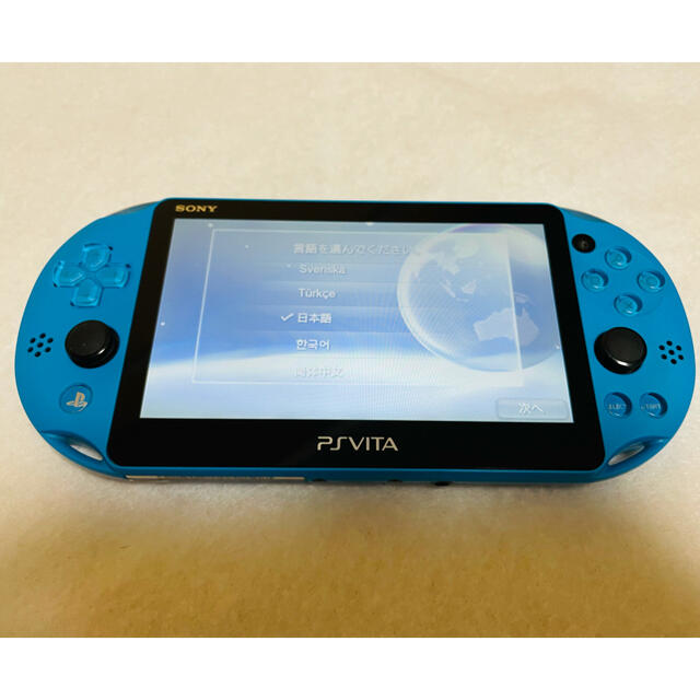 PlayStation Vita - ☆美品☆PSVita PCH-2000 ZA23 本体 アクアブルー