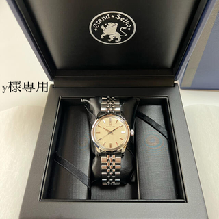 グランドセイコー(Grand Seiko)の《y様専用》グランドセイコー SBGW235 アイボリー 腕時計(腕時計(アナログ))