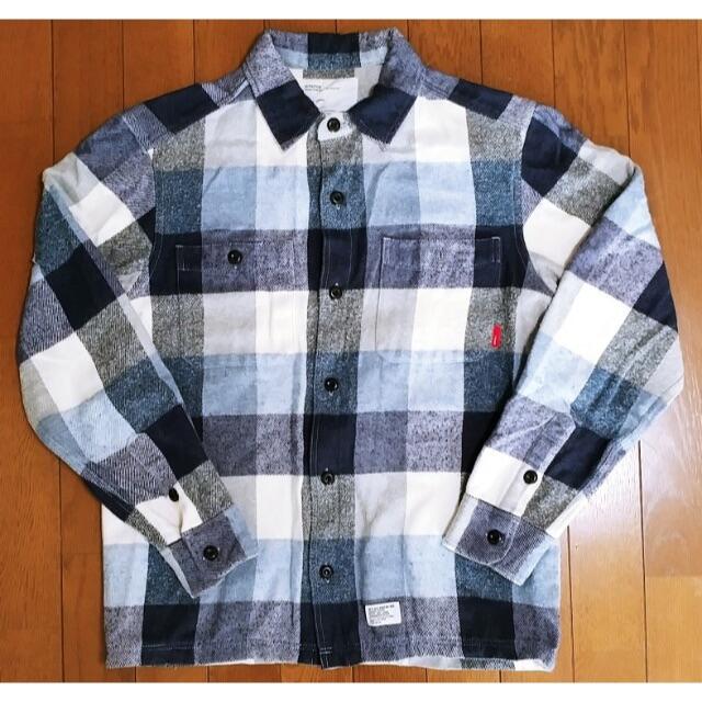 W)taps(ダブルタップス)の09aw WTAPS UNION ブロックチェックシャツ 紺 S メンズのトップス(シャツ)の商品写真